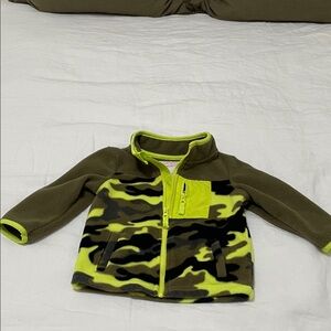 Jumping Beans Green and Black Camo Kids Jacket